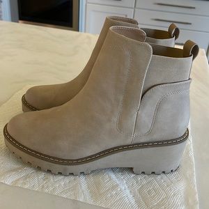 Dolce Vita Huey Suede Wedge Booties